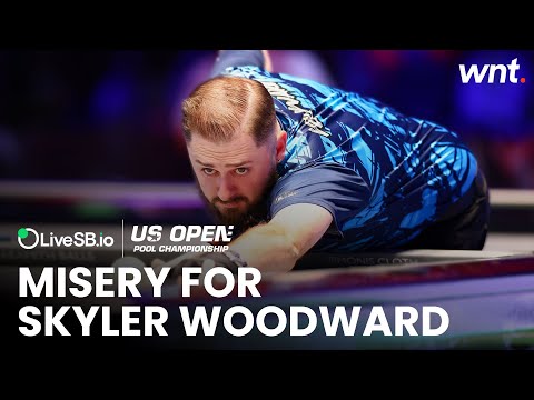 Misery for Skyler Woodward | 2025 US Open Pool Championship