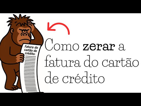 Plano para zerar a fatura do cartão de crédito explicado com bananas