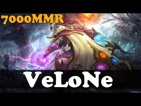 Dota 2 - VeLoNe 7000 MMR Plays Invoker Vol 2 - Ranked Match Gameplay