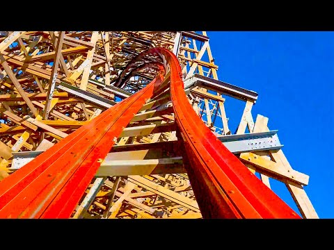 Zadra Roller Coaster! Front Seat POV! 4K Energylandia Poland