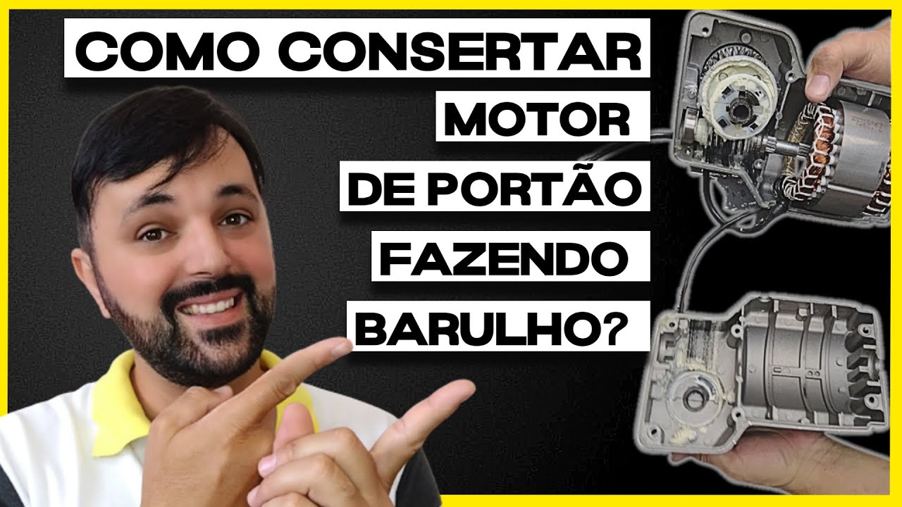 COMO CONSETAR MOTOR DE PORTÃO BASCULANTE COM DEFEITO(FAZENDO BARULHO)