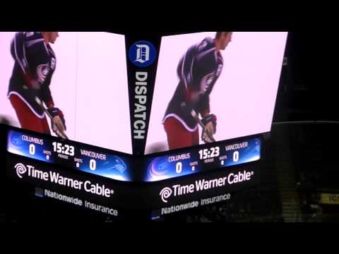 Columbus Blue Jackets vs. Vancouver Canucks Pregame Skate 10/20/2013