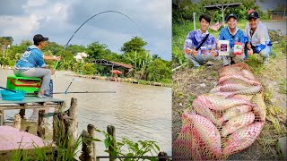 POND OWNER HELPED ME PICK UP THE HOT FISH IN MY FACE - NEED QYUFU CHIEN LONG