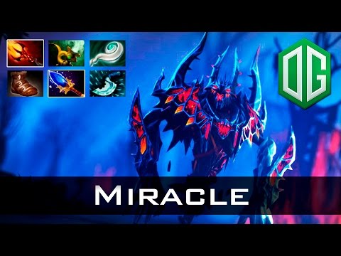 Miracle Shadow Fiend Dagon/Aghs build - Dota 2 Gameplay