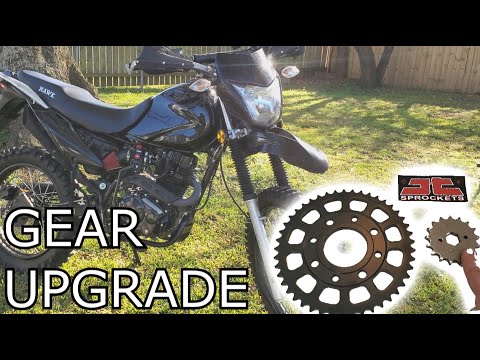 HAWK 250 - 17/45 TOOTH GEAR UPGRADE! FULL TUTORIAL