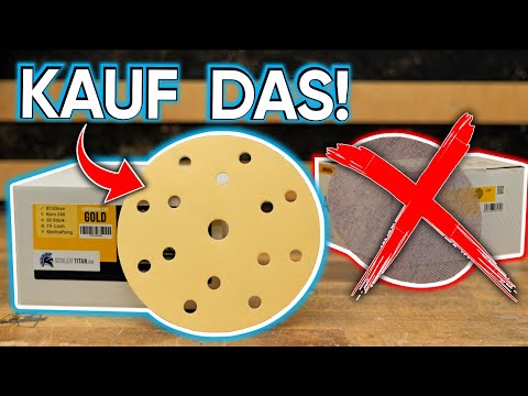 Gut und Günstig - Dieses SCHLEIFPAPIER ist der GOLD STANDARD für JEDERMANN!