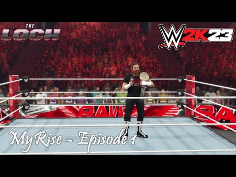 WWE 2k23 MyRISE - The Lock  - FULL WALKTHROUGH/ NO COMMENTARY - EPISODE 1