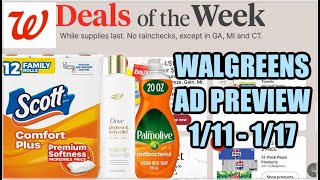 WALGREENS AD PREVIEW (1/11 - 1/17)