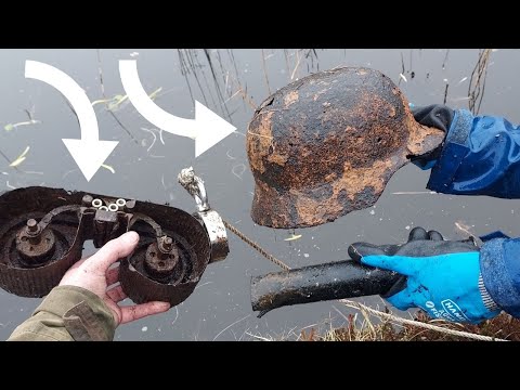 Magnet fishing gone terribly right. German WW2 location and FANTASTIC finds !