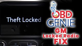 How To Fix The GM Theft Locked Radio Message