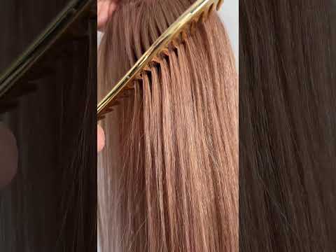 Накладний хвіст з натурального волосся, 50 см, 100г, світло-русявий (№16) video