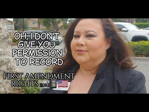 "Oh, I Don't Give You Permission To Record"  #FirstAmendmentRights 📷📱🇺🇸