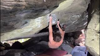 Video thumbnail of From dark sakai to sunshine, 8b+. Magic Wood