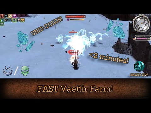 Vaettir Farm (fastest way) - Guild Wars Dervish Farm D/N - HM