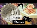 How To Make A Rose Paper Flower From Old Book Pages Spring Decoration Easy DIY