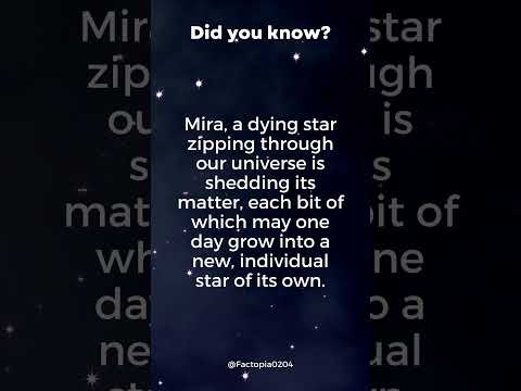 "Mira the Star Sowing Seeds Across Space"