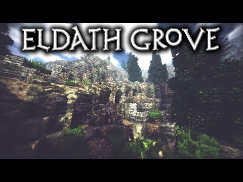 Minecraft: Eldath Grove - Ep2 Paths & Standing Stones  (Let's Build)