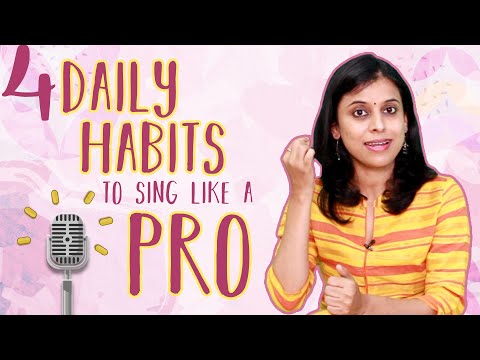 4 Daily Habits to Sing like Pro | VoxGuru ft. Pratibha Sarathy