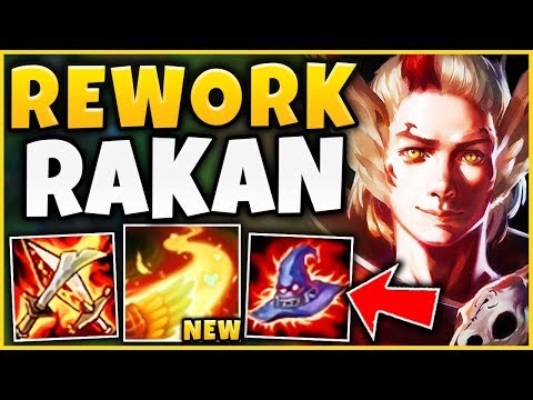 *INSTANT ONE-SHOT* RAKAN ULTIMATE REWORK (IG RAKAN SKIN) RAKAN REWORK GAMEPLAY - League of Legends
