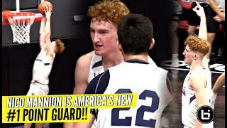Nico Mannion is The #1 Point Guard In America Now!! Super CLUTCH 1st Game of Season!!