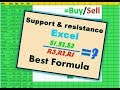 Support & Resistance | Calculation Share Market | Pivot Point | Formula Explain In Excel | In Hindi