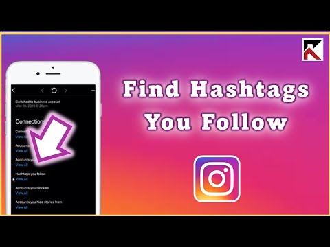 How To See All Hashtags You Follow Instagram