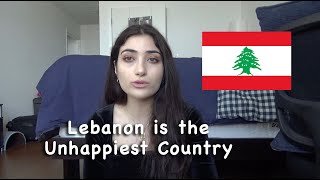 The unhappiest country: Lebanon