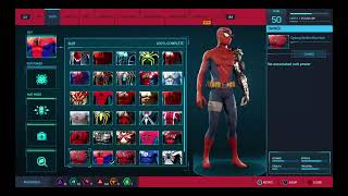 Spider man PS4 all suits plus dlc suits