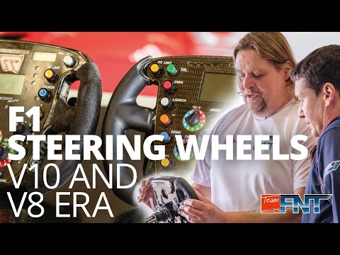 Team FNT –  F1 Steering Wheels V10 and V8 Era