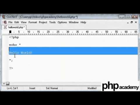 Use Echo Function And Setup Tags Basic Php Tutorial English