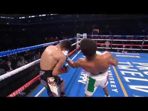 Gervonta Davis vs Leo santa Cruz knockout in super slow motion