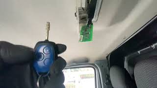 Ford transit mk7 2011 central locking receiver location and inspection