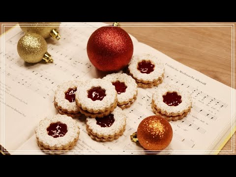 Linzer Plätzchen mit Marmelade / Spitzbuben backen / Best Linzer Cookies Recipe / Lecker im Landhaus