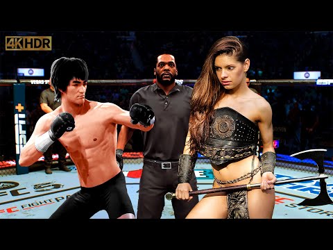 TRUE Bruce Lee vs. Berserk Warrior Diva REMATCH | EA Sports UFC 5