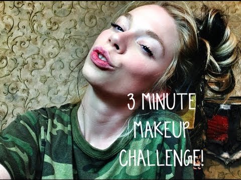 3 MINUTE MAKEUP CHALLENGE!