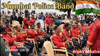 Mumbai Police Band  Jayostute Jayostute  At Marine
