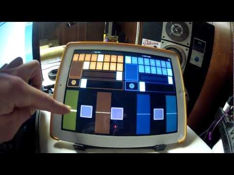 JazzMutant Lemur Legacy and Liine Lemur for iPad iOS talking to each other