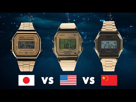 Retro-Taucheruhren-Test der 90er Jahre – Casio A168 vs. Timex T80 vs. Skmei 1123