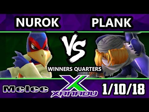 S@X 236 Melee - Nurok (Falco) Vs. Plank (Sheik) - Smash Melee Winners Quarters - SSBM