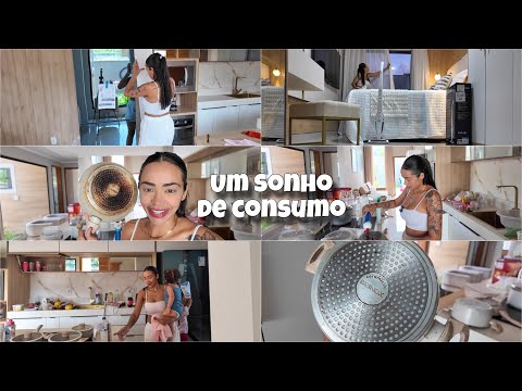 A GELADEIRA É UM ESPELHO | DEI UMA GERAL NAS MINHAS PANELAS | COMPREI UM ASPIRADOR SEM FIO| FAXINA 