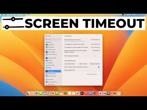 So passen Sie die Bildschirm-Timeout-Zeit auf dem MacBook an | Bildschirmsperrzeit ändern