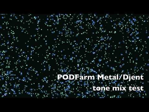 POD Farm metal/djent tone mix test (HD)