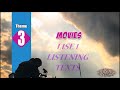 9. Sınıf  İngilizce Dersi  Movies 9.SINIF  ÜNİTE 3 &quot;MOVİE&quot; LISTENING TEXTS (HD)DESTEK OLMAK İÇİN LÜTFEN ABONE OLUNUZ. konu anlatım videosunu izle