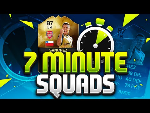 FIFA 16 7 MINUTE SQUADS!!! INFORM ALEXIS SANCHEZ!!!