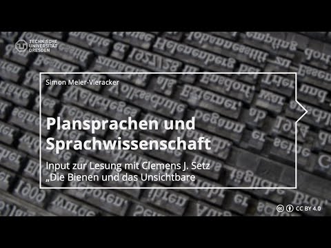 Plansprachen und Sprachwissenschaft