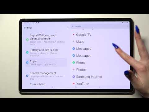 How to Change Apps Permissions on SAMSUNG Galaxy Tab S8+ - Manage Apps Permissions