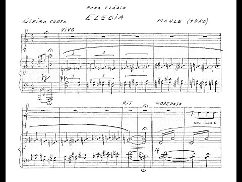 Ernst Mahle - Elegia (Lenine Santos, tenor; Nancy Bueno, piano)