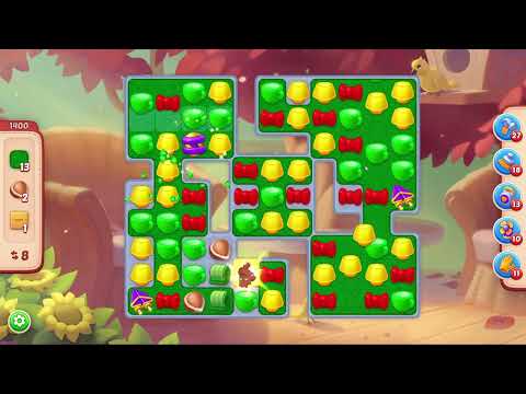 Homescapes Level 1400 - 18 Moves - No Boosters