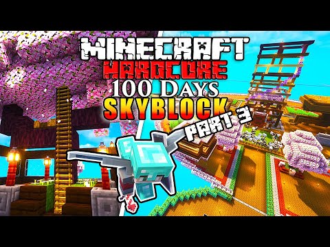 I Survived 100 Days in SKYBLOCK 1.20 in Minecraft Hardcore! (Part 3)