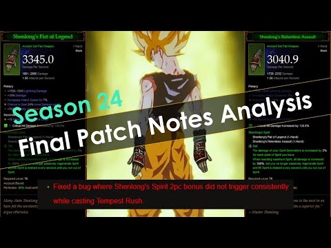 Diablo 3 Season 24 Final Patch Notes Analysis Start Date, Buffs, Bug Fixes